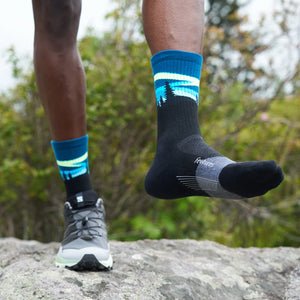 TRAIL MAX CUSHION MINI CREW - Blue Aurora