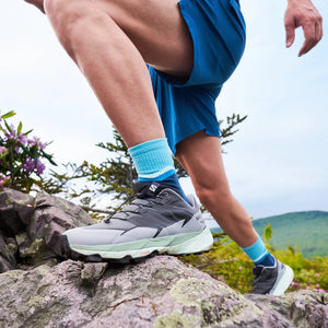 TRAIL MAX CUSHION MINI CREW - Mountain High Blue
