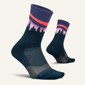 TRAIL MAX CUSHION MINI CREW - Purple Aurora